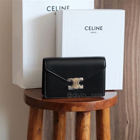 celine wallet with chain|celine woc.